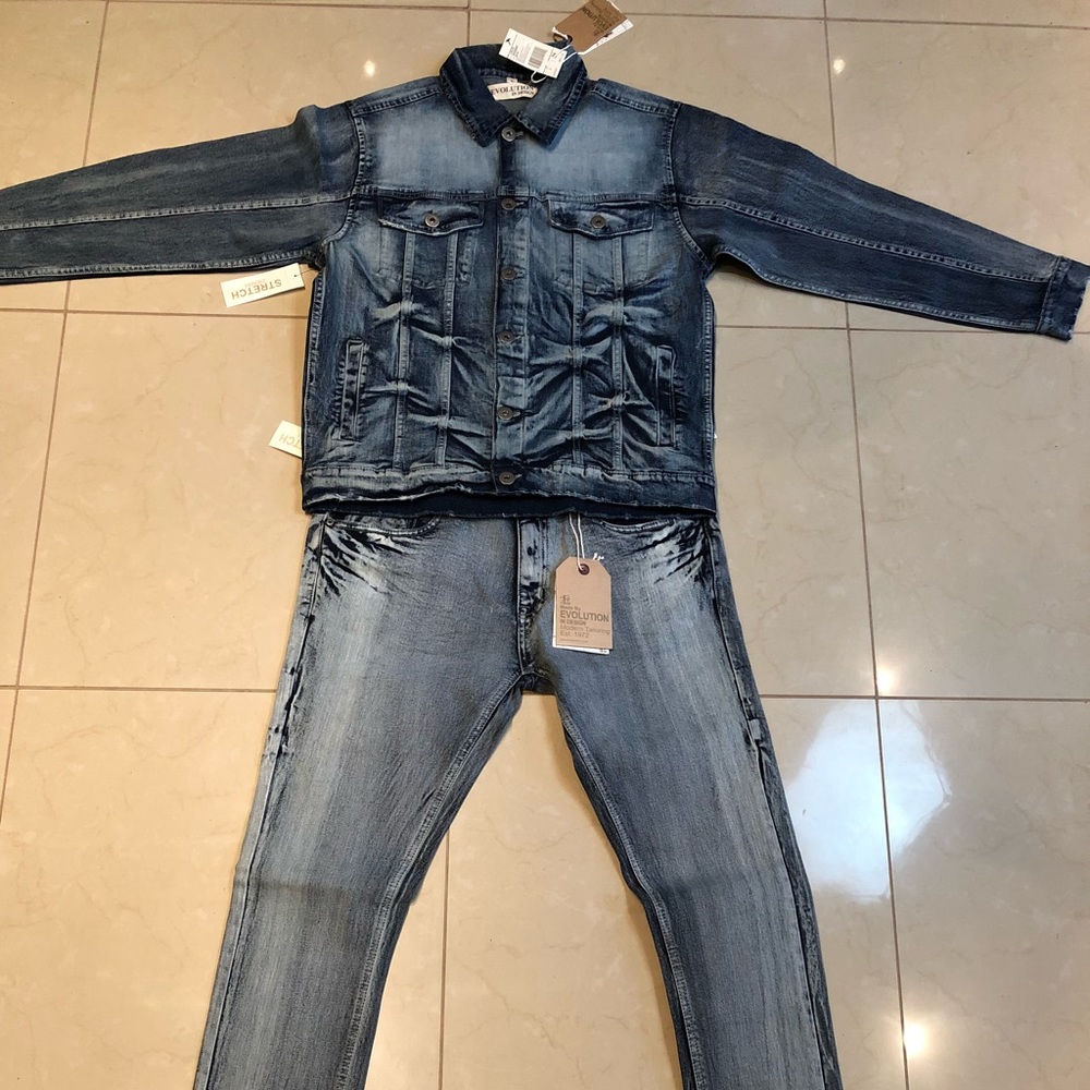 Evolution denim jean set
